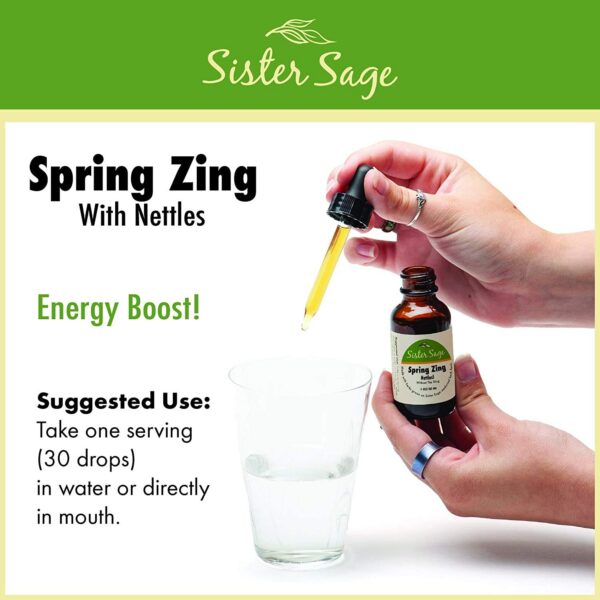 Extracto natural para alergias Spring Zing 2 pack 1 oz suplemento