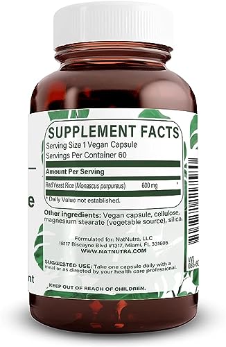 Version 1.0.0 Extracto natural arroz rojo de levadura para salud cardiovascular Natural Nutra