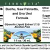 Extracto natural Buchu Saw Palmetto Uva Ursi 1 onza