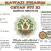 Version 1.0.0 Extracto natural Chuan NIU Xi frasco con etiqueta de Hawaii Pharm