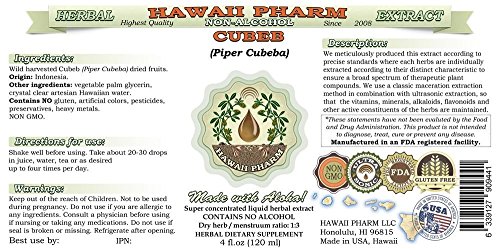 extracto natural cubeb herbal frasco