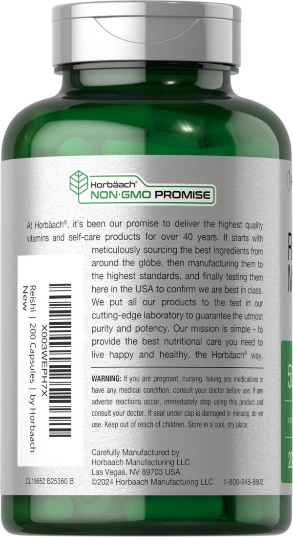 Extracto natural de Ganoderma lucidum en cápsulas rápidas