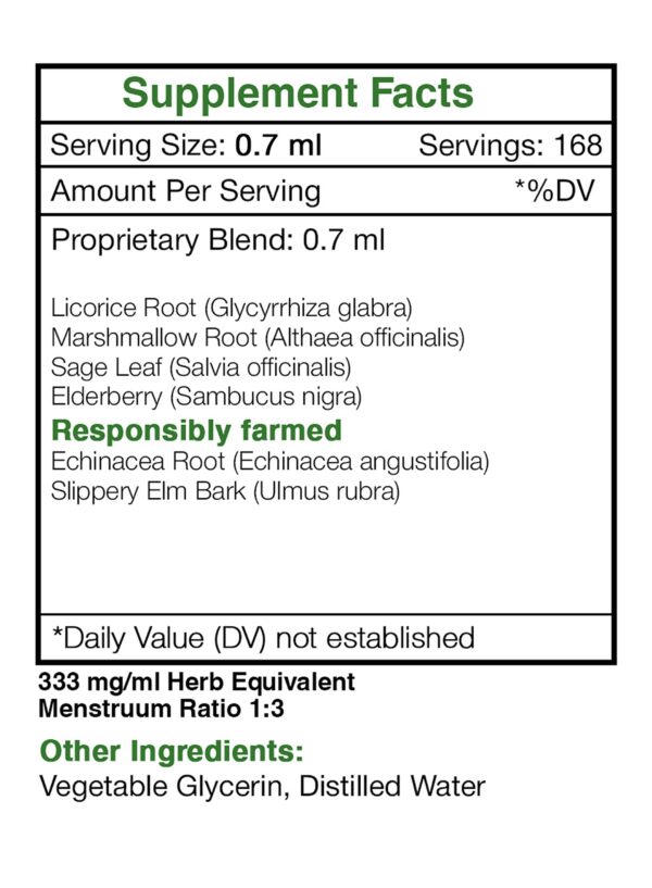 Extracto natural para garganta 4 oz Secrets of the Tribe