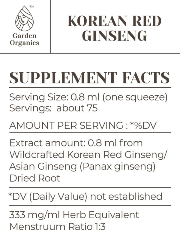 Extracto natural ginseng rojo coreano para sistema inmune