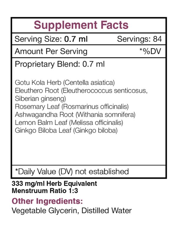 Extracto natural para memoria y concentración Tribal Recall