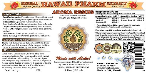 Version 1.0.0 Extracto natural Opopanax Copal Incienso Mirra Sangre de Dragón 4x4 oz