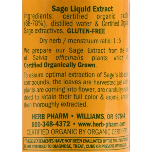 Version 1.0.0 Extracto natural de salvia para claridad mental Herb Pharm