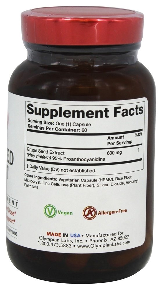 Extracto natural de semilla de uva para salud inmunológica