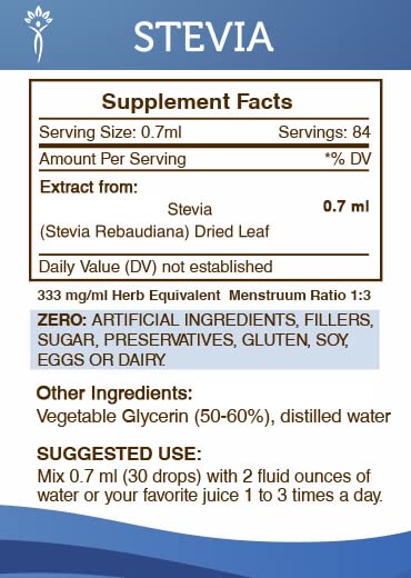 Extracto natural stevia Secrets of the Tribe para salud