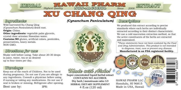 extracto natural xu chang qing frasco