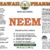 Extracto de neem sin alcohol envase Hawaii Pharm