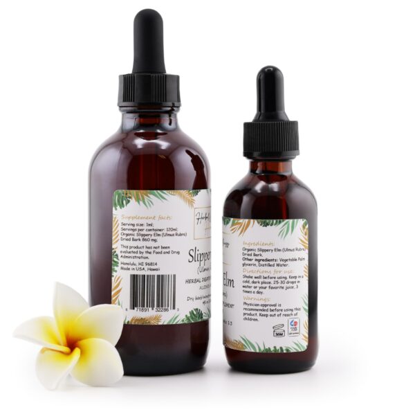 Extracto olmo resbaladizo para digestión y garganta 2 oz Herbal Wellness