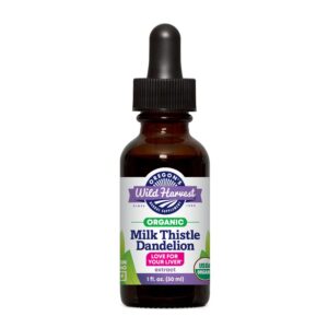 Version 1.0.0 Extracto orgánico cardo mariano y diente de león Oregon's Wild Harvest