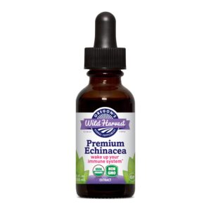 Botella de extracto orgánico de equinácea Oregon's Wild Harvest 1oz