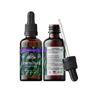 Version 1.0.0 Extracto orgánico de hierba de limón Florida Herbs tintura herbal 700 mg