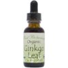 Extracto orgánico de hoja de ginkgo Best Botanicals botella frontal