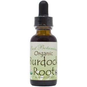 Version 1.0.0 Extracto orgánico raíz de bardana Best Botanicals 1 onza