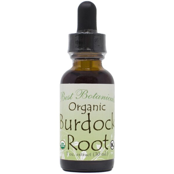 Extracto orgánico raíz de bardana Best Botanicals 1 onza