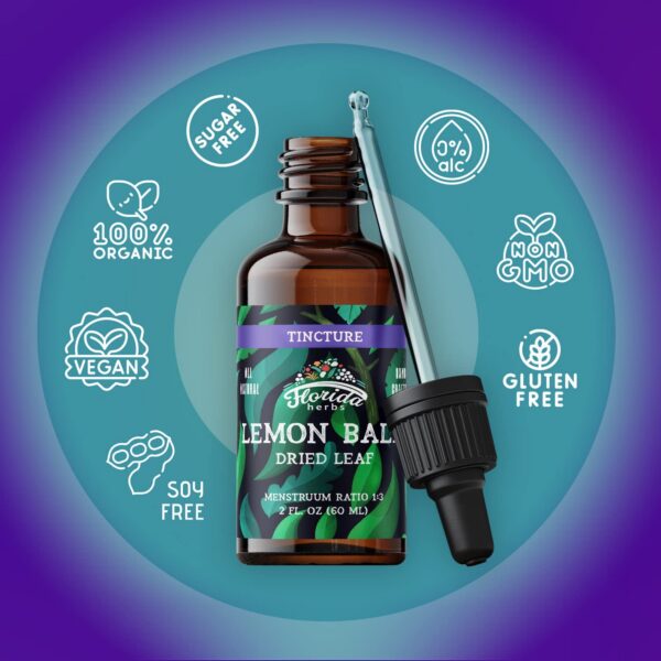 Extracto orgánico de toronjil Melissa officinalis Florida Herbs