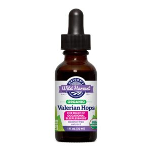 Extracto orgánico valeriana y lúpulo Oregon's Wild Harvest botella