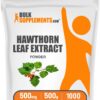 Extracto en polvo de hoja de espino BulkSupplements bote frontal