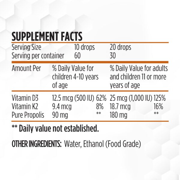 Extracto propóleos BEE and You soporte inmunológico y antioxidantes