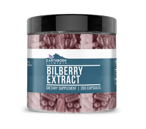 Extracto puro de arándano Earthborn Elements frasco 200 cápsulas
