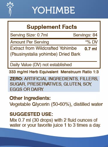 Extracto puro de corteza seca de yohimbe salvaje natural