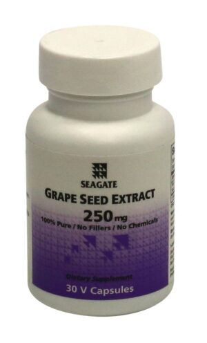 Extracto puro semilla de uva Seagate 250 mg 30 cápsulas