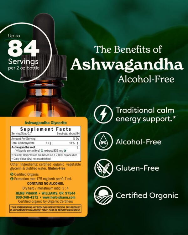 Extracto de raíz entera seca certificada de Ashwagandha