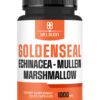 Extracto de raíz de Goldenseal 1000mg con Echinacea 90 cápsulas