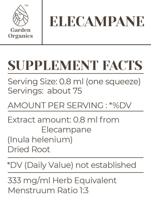 Extracto de raíz seca de Elecampane natural