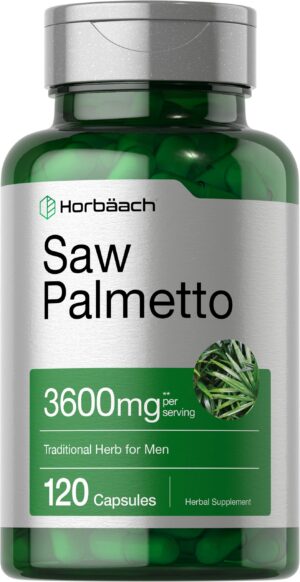 Botella de cápsulas extracto Saw Palmetto Horbäach