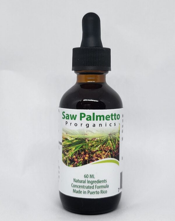 Extracto de Saw Palmetto orgánico 20:1 Prorganics botella 2 oz