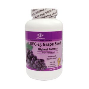 Extracto de semilla de uva OPC-15 cápsulas antioxidantes
