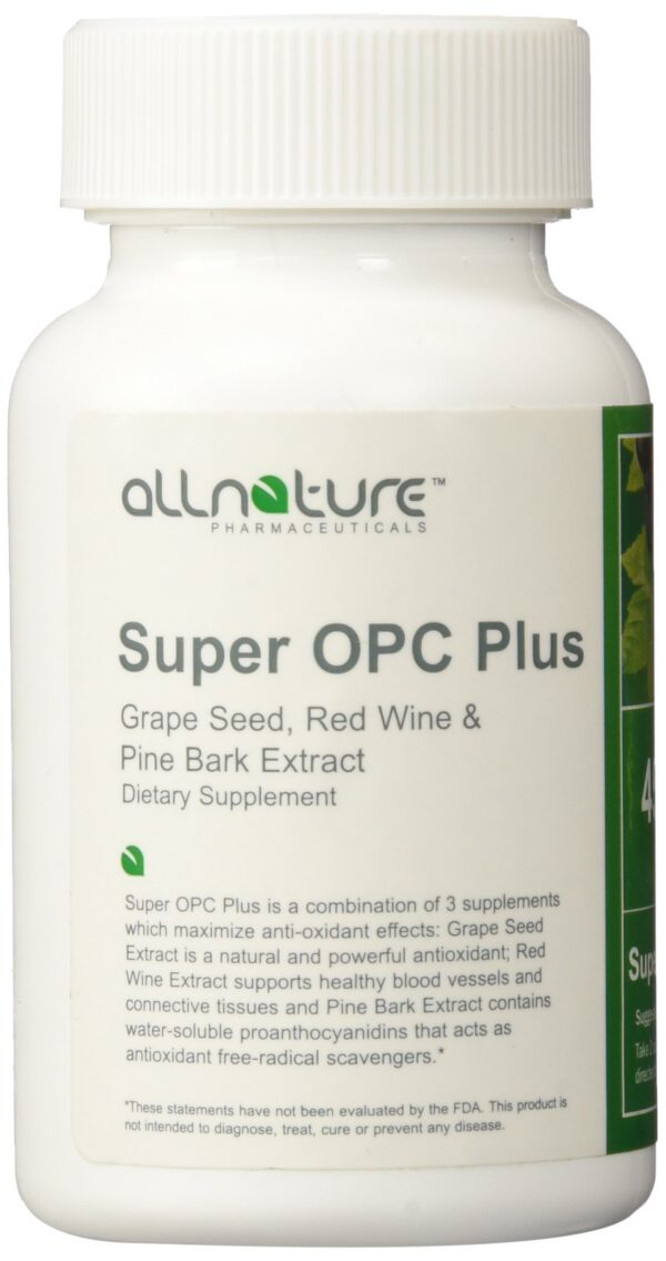 Version 1.0.0 Extracto de semilla uva vino pino en cápsulas All Nature