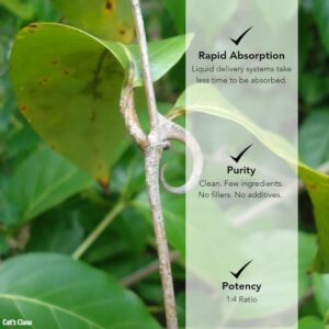 Version 1.0.0 Detalle de etiqueta de Uña de Gato tintura Wildcraft Herbs