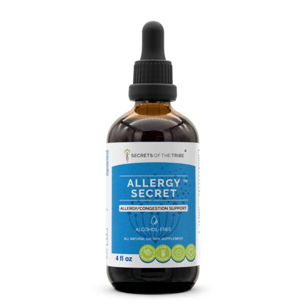 Extracto sin alcohol Allergy Secret botella 4 fl oz