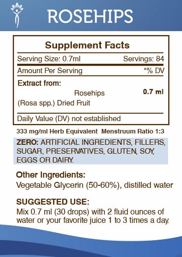 Extracto sin conservadores sin gluten escaramujo natural