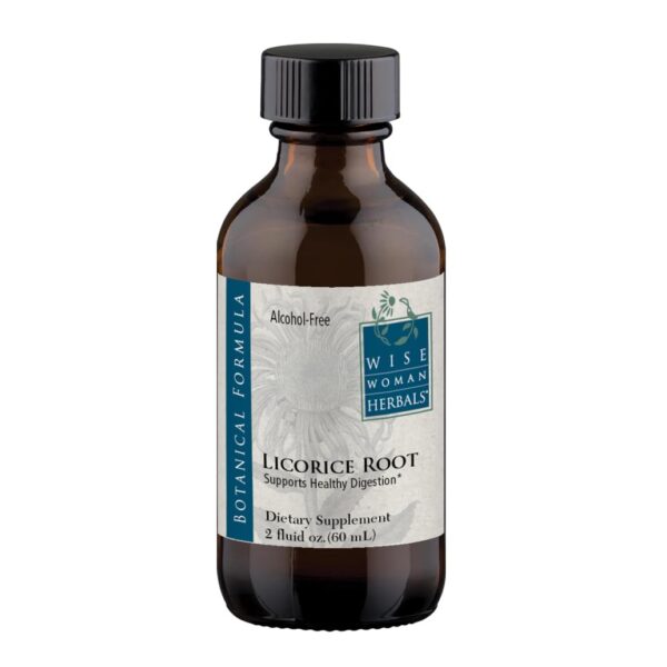 Extracto sólido raíz regaliz Wise Woman Herbals botella 2 oz