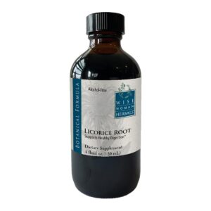 Extracto sólido raíz regaliz Wise Woman Herbals botella 4 oz