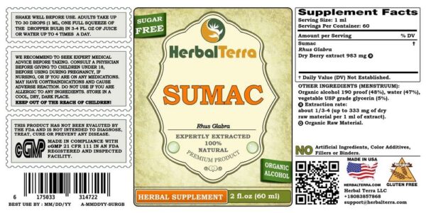 Frascos del extracto de suma de HerbalTerra 2x60 ml