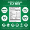Extracto de té verde EGCG suplementación natural Zazzee para adelgazar