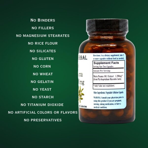 Version 1.0.0 Extracto tradicional Muira Puama 10:1 para fuerza masculina