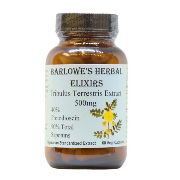 Version 1.0.0 Extracto de Tribulus Terrestris Barlowe's Herbal Elixirs frasco vidrio