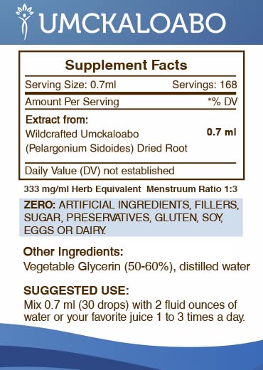 Extracto Umckaloabo para apoyo natural del sistema inmunológico