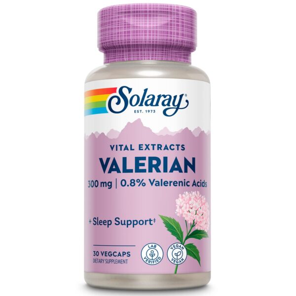 Version 1.0.0 Extracto valeriana solaray cápsula vegetal botella 300mg 30 unidades