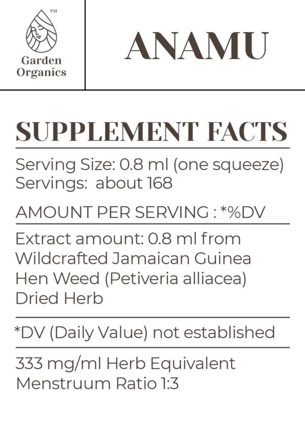 Extracto vegetal Anamu 100% silvestre y natural