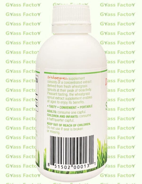 Extracto wheatgrass listo para beber Dr Wheatgrass Supershots