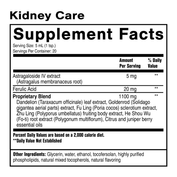 Version 1.0.0 Extractos de hierbas para soporte renal y función saludable drenaje linfático